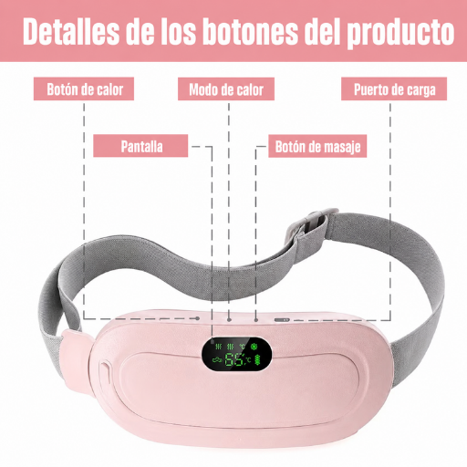 Cinturón Térmico para Cólicos Menstruales